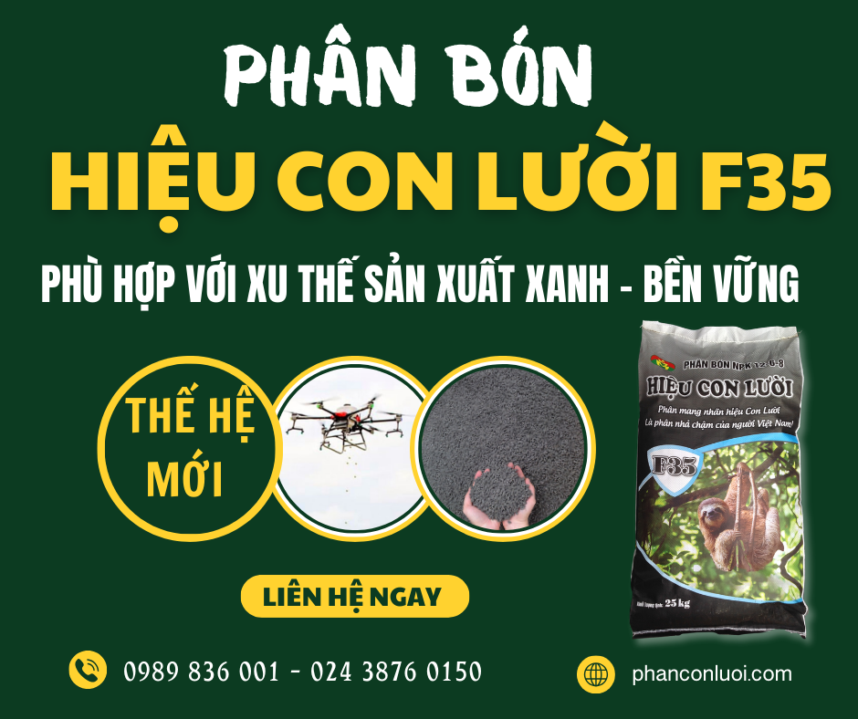 phân bón hiệu con lười, F35,