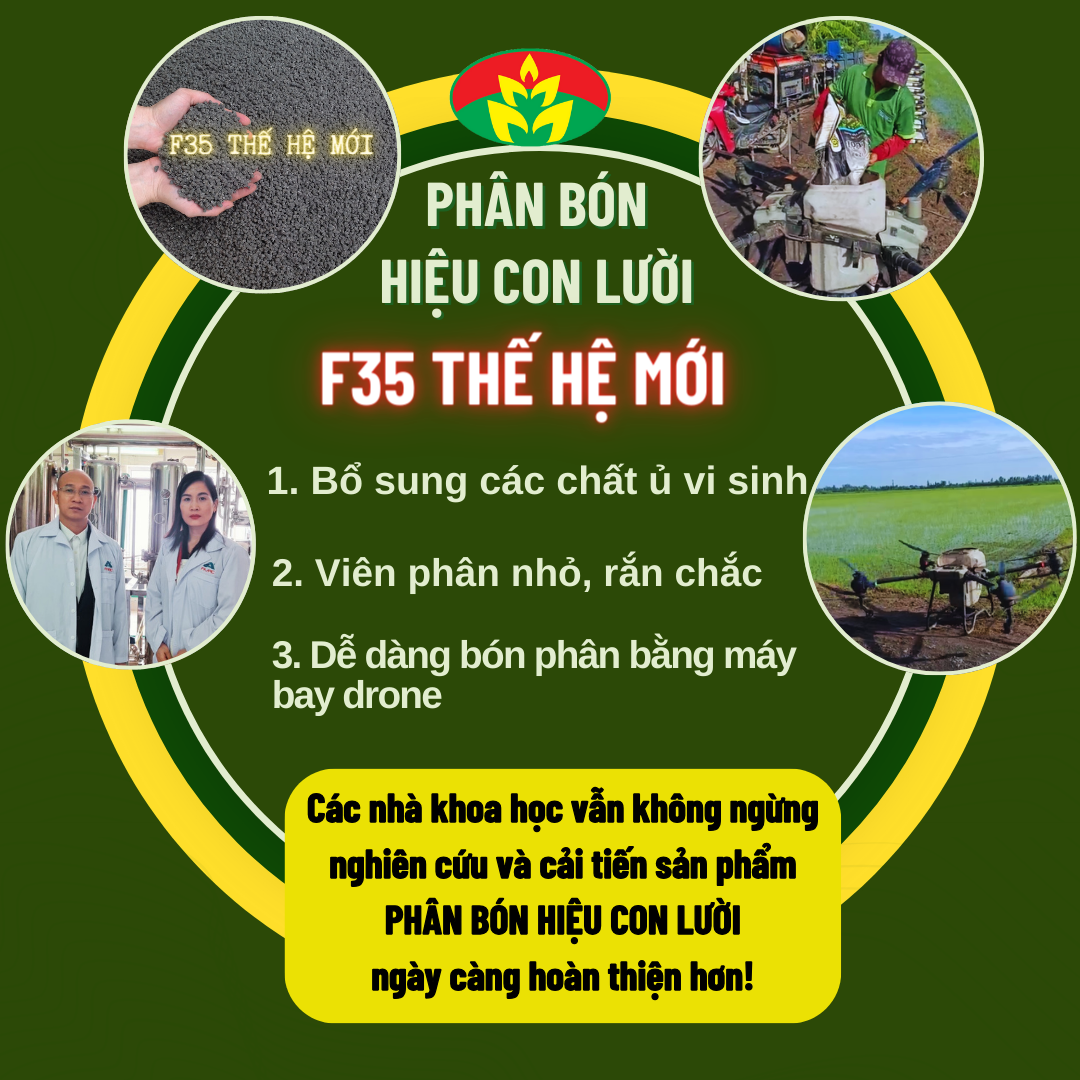 Phân bón hiệu Con Lười F35