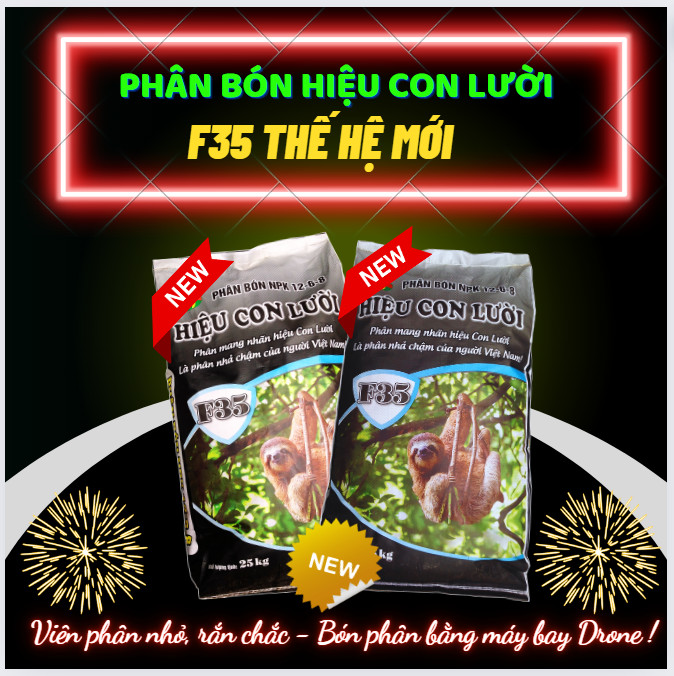 Phân bón hiệu Con Lười F35