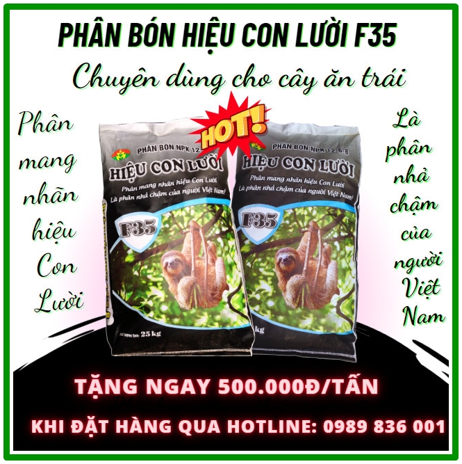 Phân bón hiệu Con Lười F35