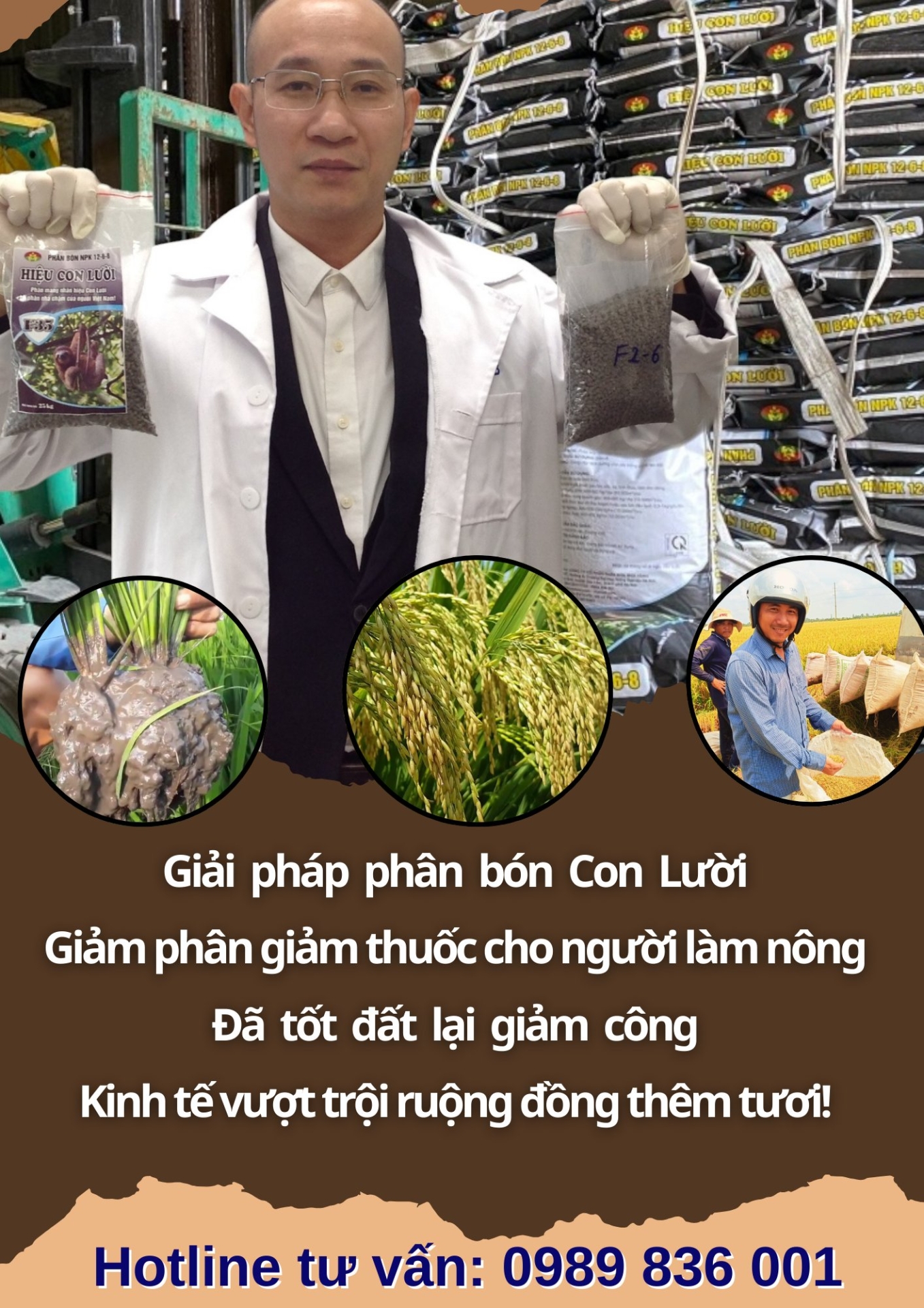 Phân bón hiệu Con Lười F35