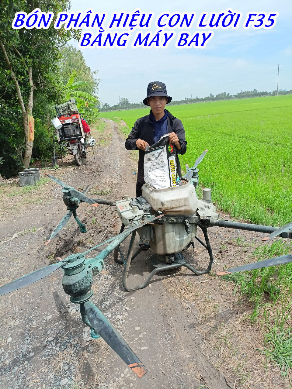 máy bay drone, bón phân hiệu con lười f35,