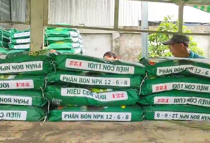 phân con lười, lúa,