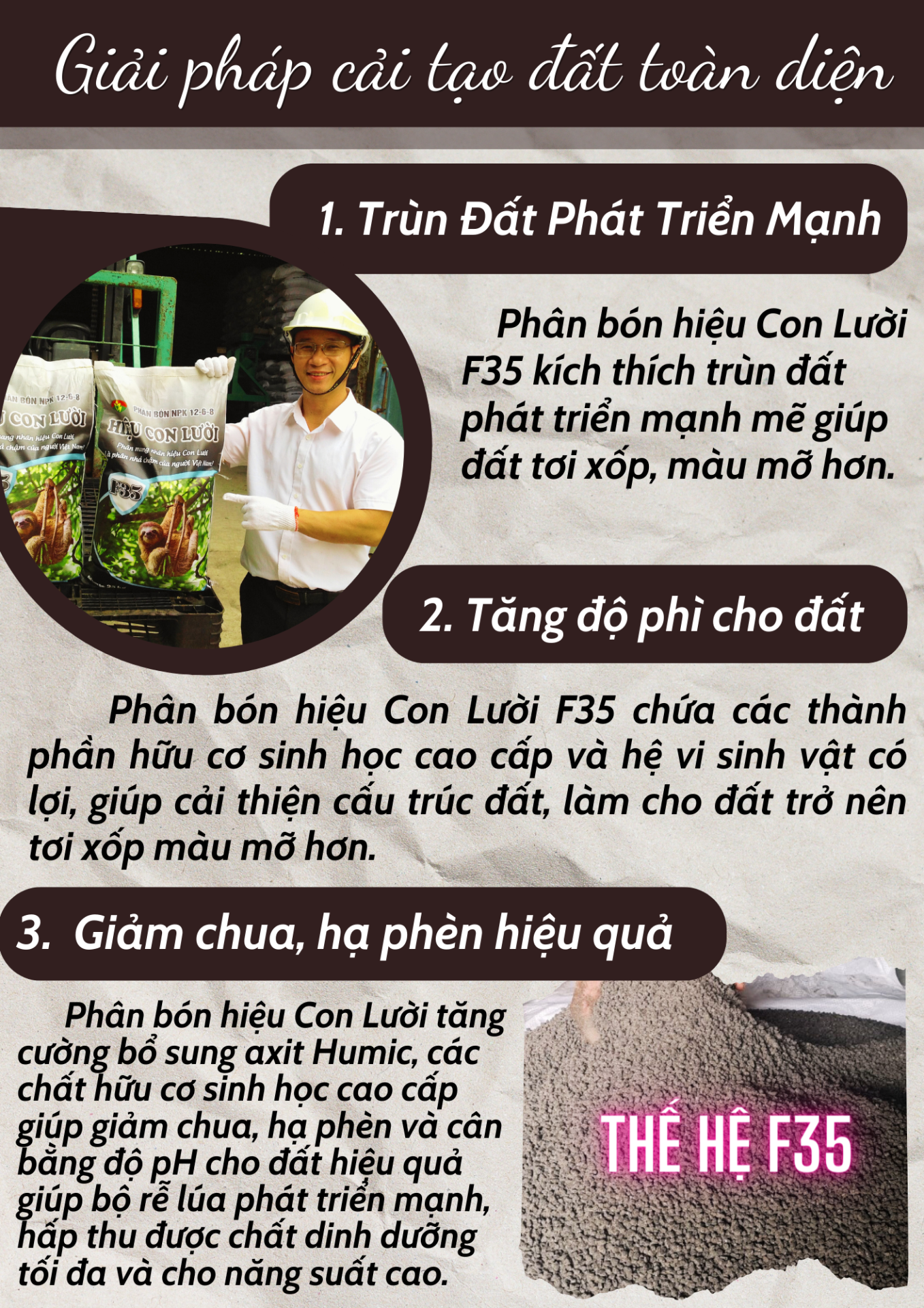 Phân bón hiệu Con Lười