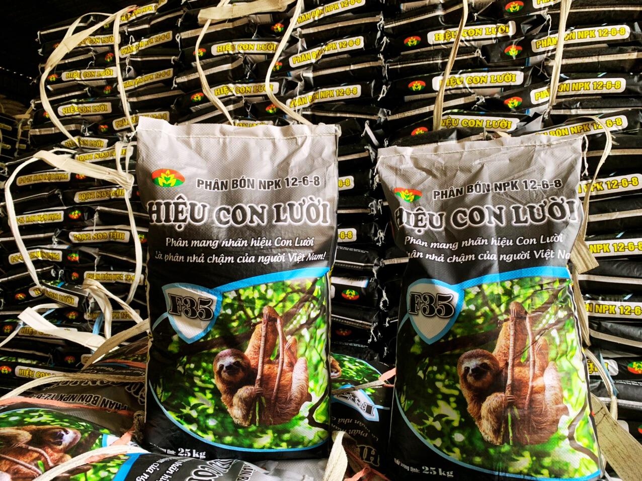 Lúa, phân bón hiệu Con Lười F35