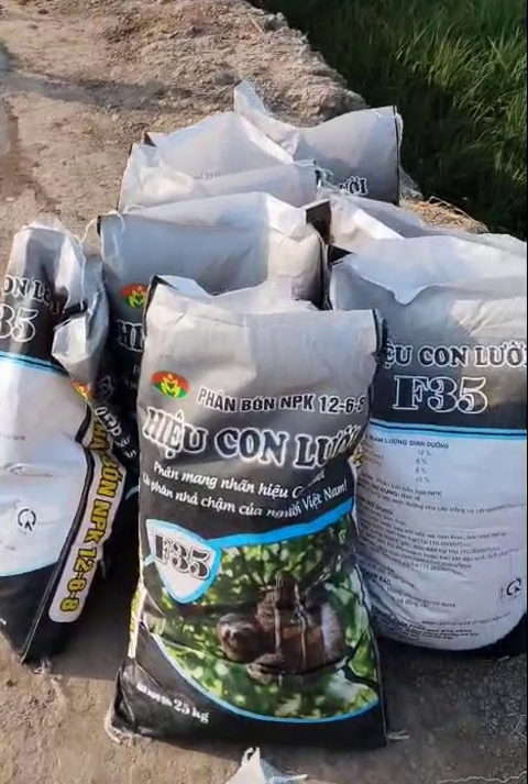 phân bón hiệu Con Lười F35