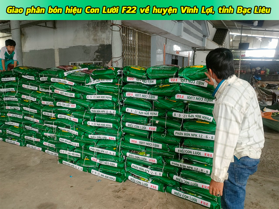 Phân bón hiệu Con Lười F22