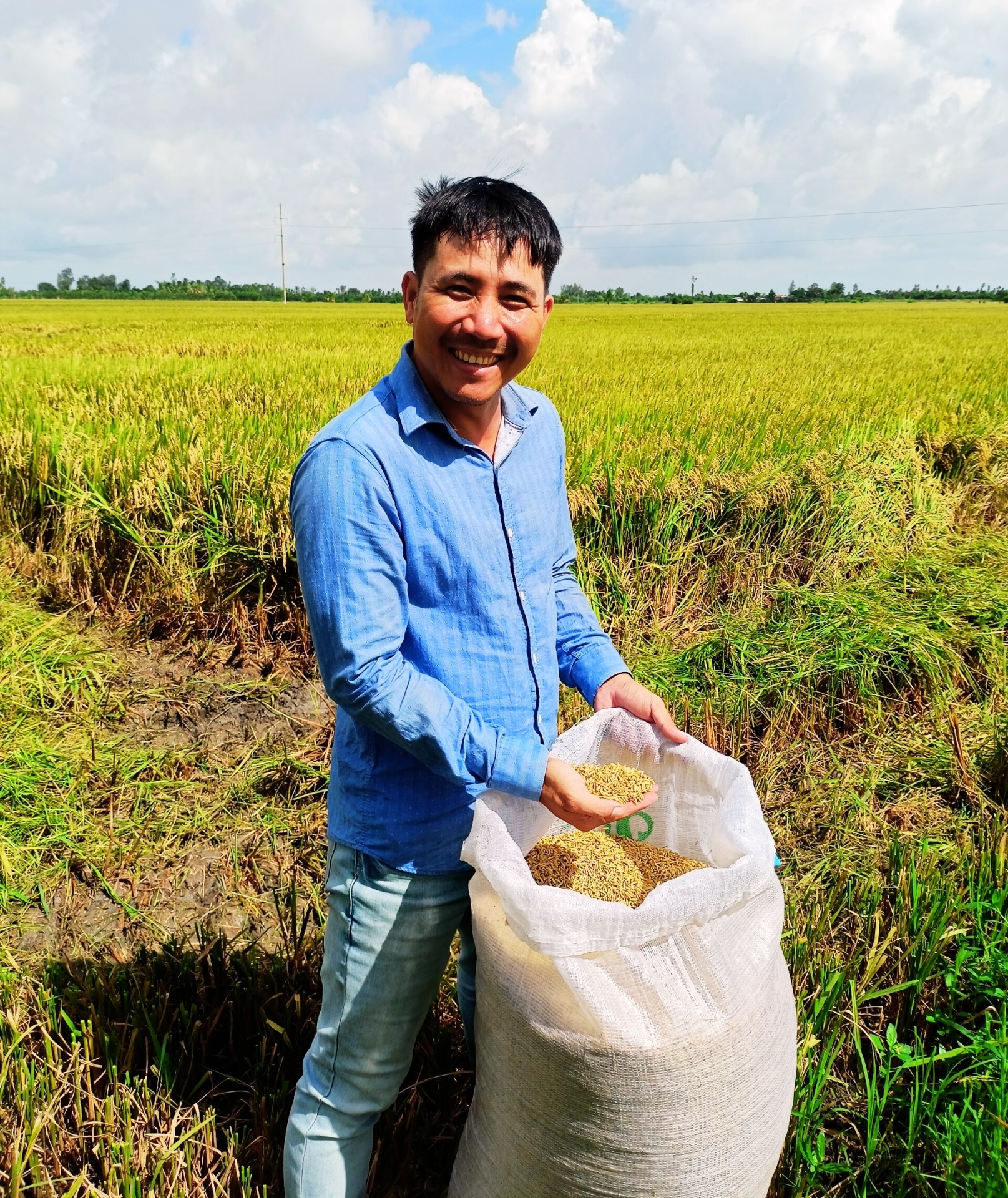 Phân bón hiệu Con Lười, nông dân