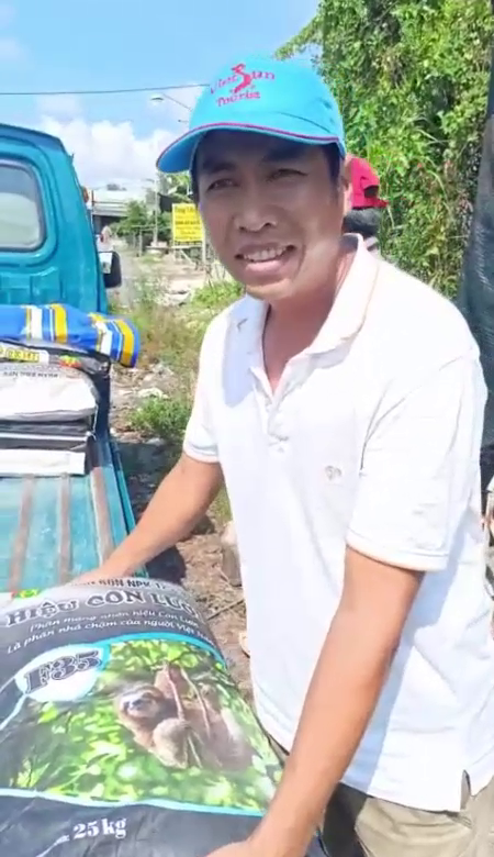 Phân bón hiệu Con Lười F35, cây mít