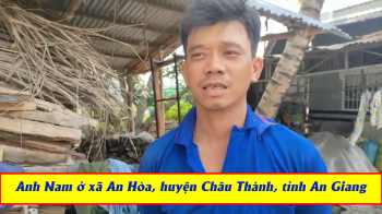 1,5 tấn phân bón tốt nhất - Phân bón hiệu Con Lười được giao cho anh Nam ở xã An Hòa, huyện Châu Thành, tỉnh An Giang