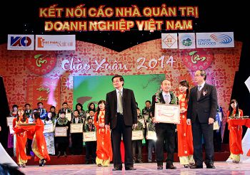 Công ty CP phân bón Mùa Vàng được trao tặng chữ TÍN, TÂM-TÀI trong chương trình kết nối các nhà quản trị doanh nghiệp Việt Nam.