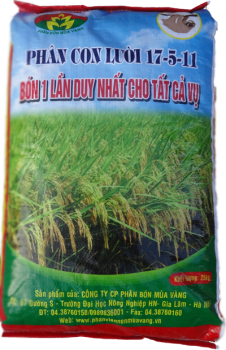 PHÂN CON LƯỜI BÓN CHO LÚA TẠI HUYỆN HƯNG NGUYÊN, TỈNH NGHỆ AN 