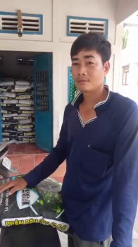 Anh Toàn tại xã Tháp Mười, tỉnh Đồng Tháp chia sẻ về hiệu quả của phân bón hiệu Con Lười F35 cho cây mít và cây lúa